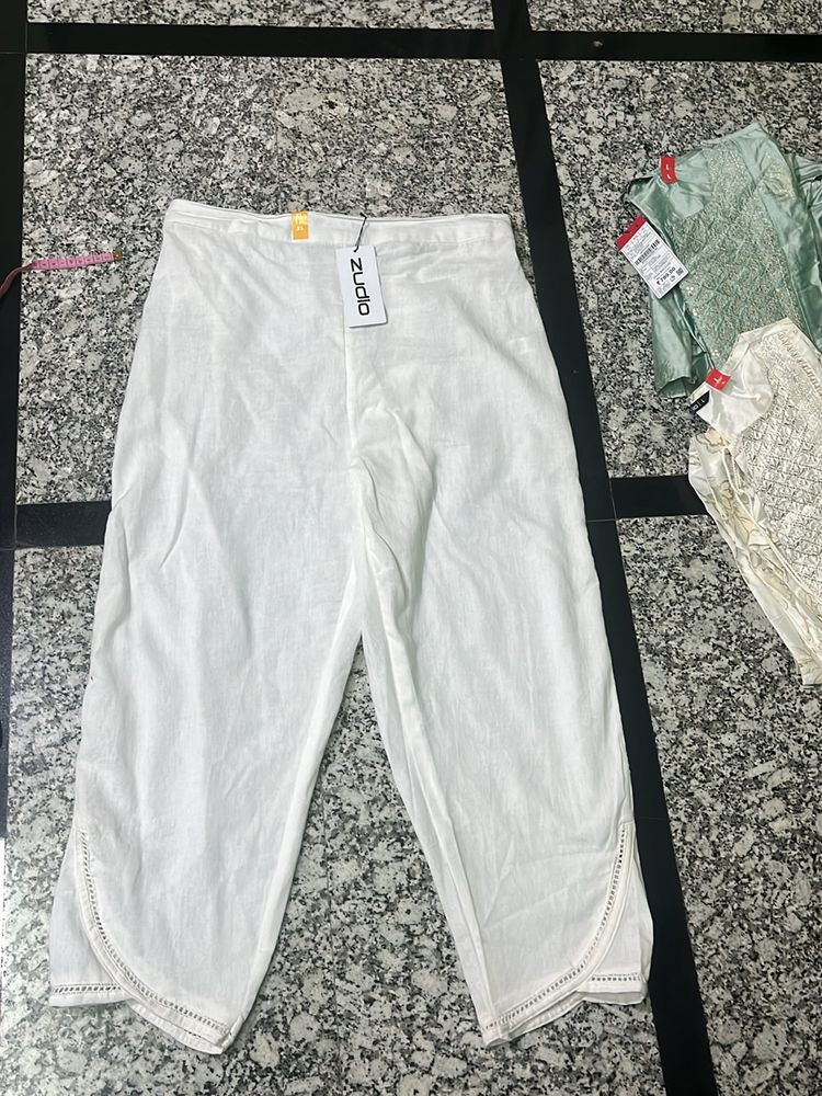 Off White Palazzo Pant With Tag