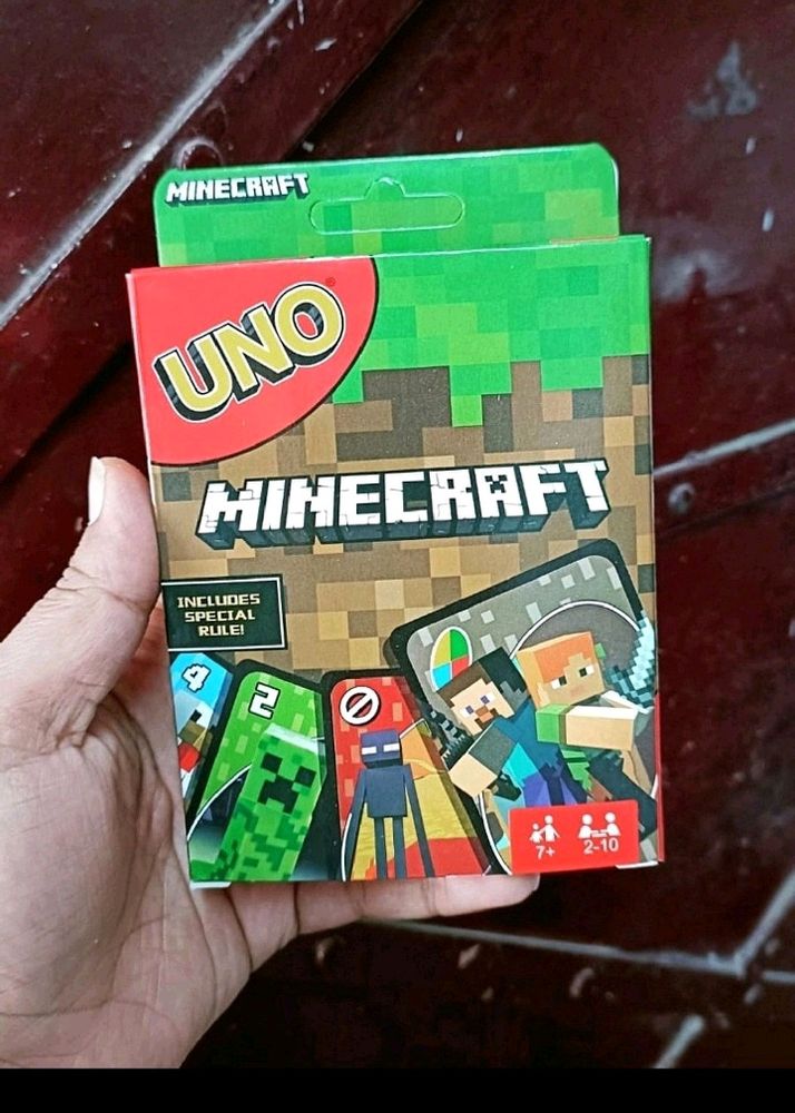 Minecraft Uno Cards For Adults Fun Playtime