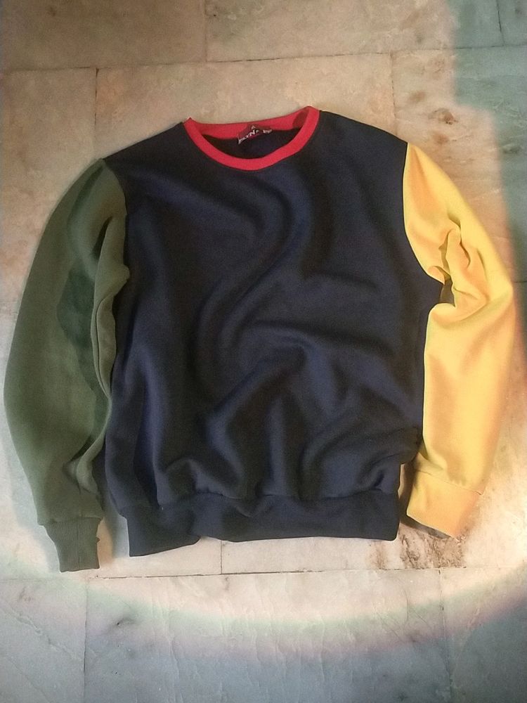 Trending Oversized Tricolour Sweater For Men And W