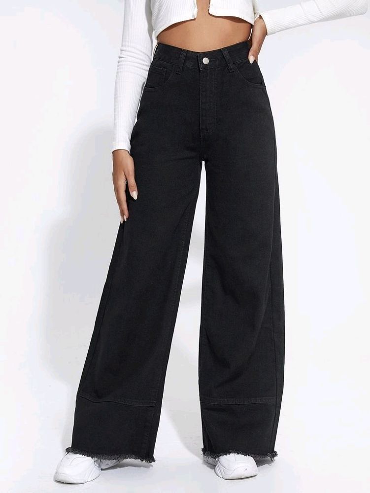 Black Wide Leg Jeans