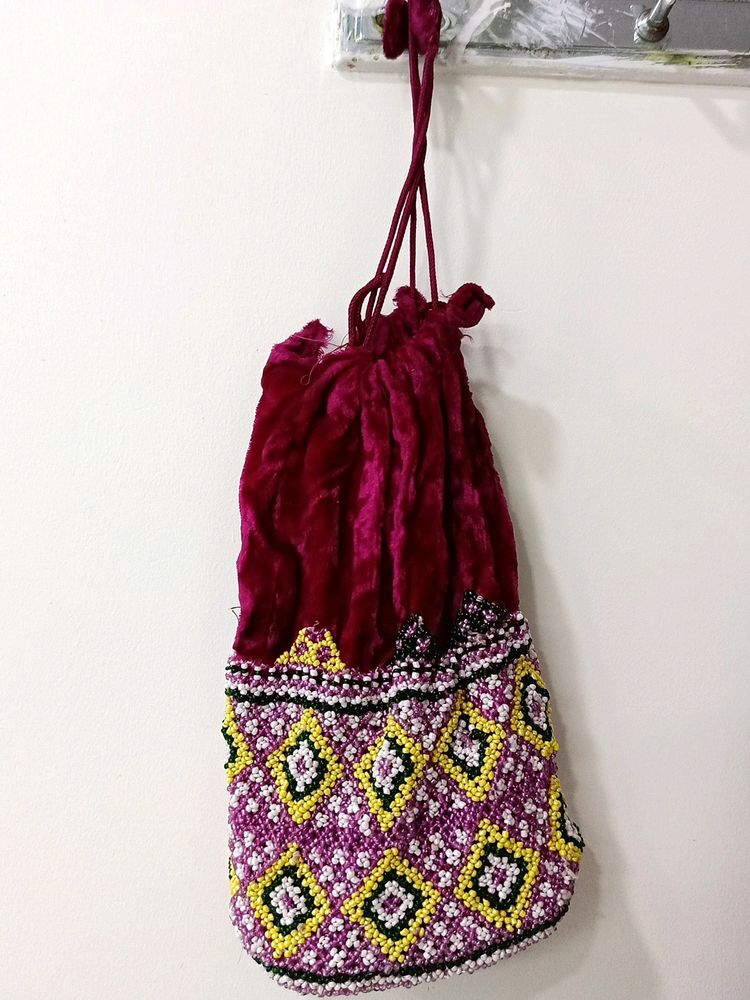 Potli Bag Pink