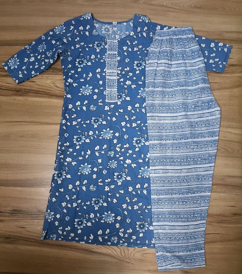 COTTON KURTA PANT DRESS