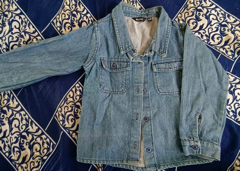 Unisex Jeans Jacket For Kids