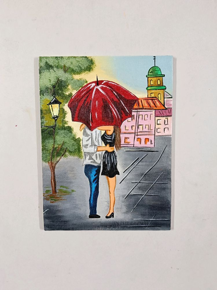 Aesthetic Couple Canvas Painting