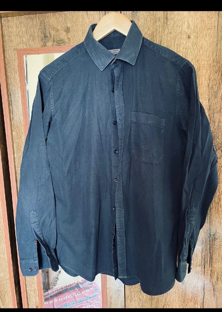 Navy Blue Trendy Shirt For Men