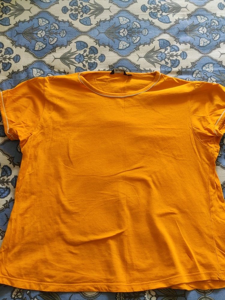 A Mustard Color Tee