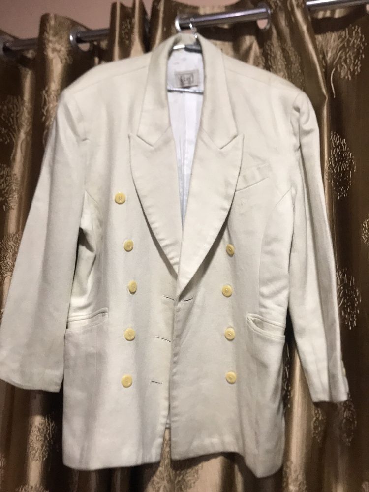 Cream Colour Blazer