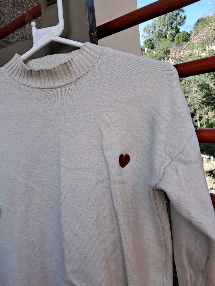 Red Heart Korean Sweater