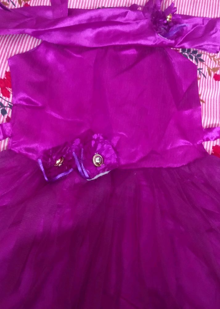 Kids Purple Frock