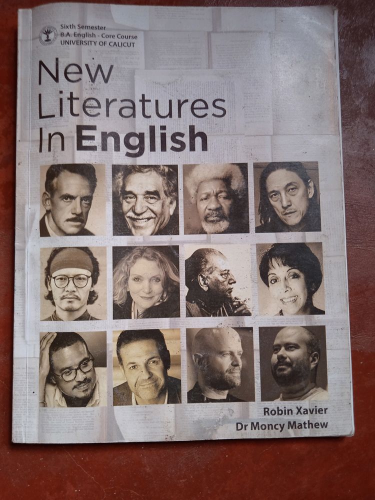 New Literatures In English Calicut University Text