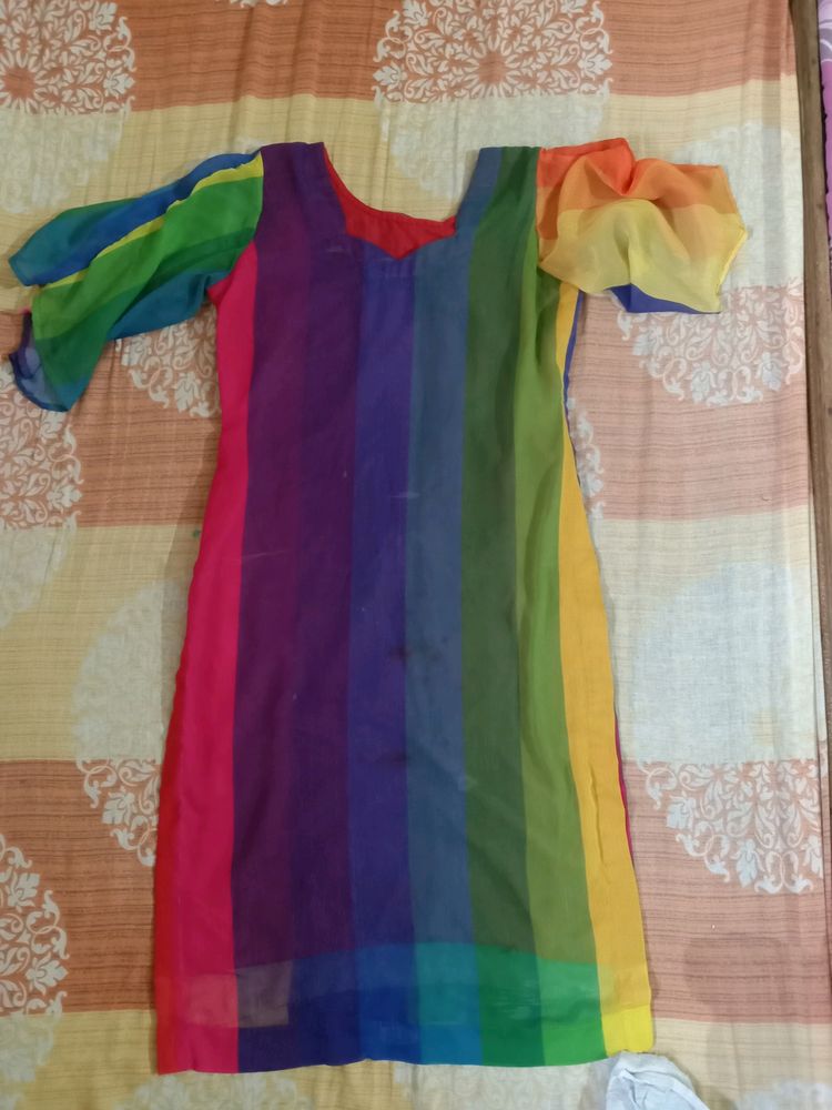 Multi Colour Suit For Girls