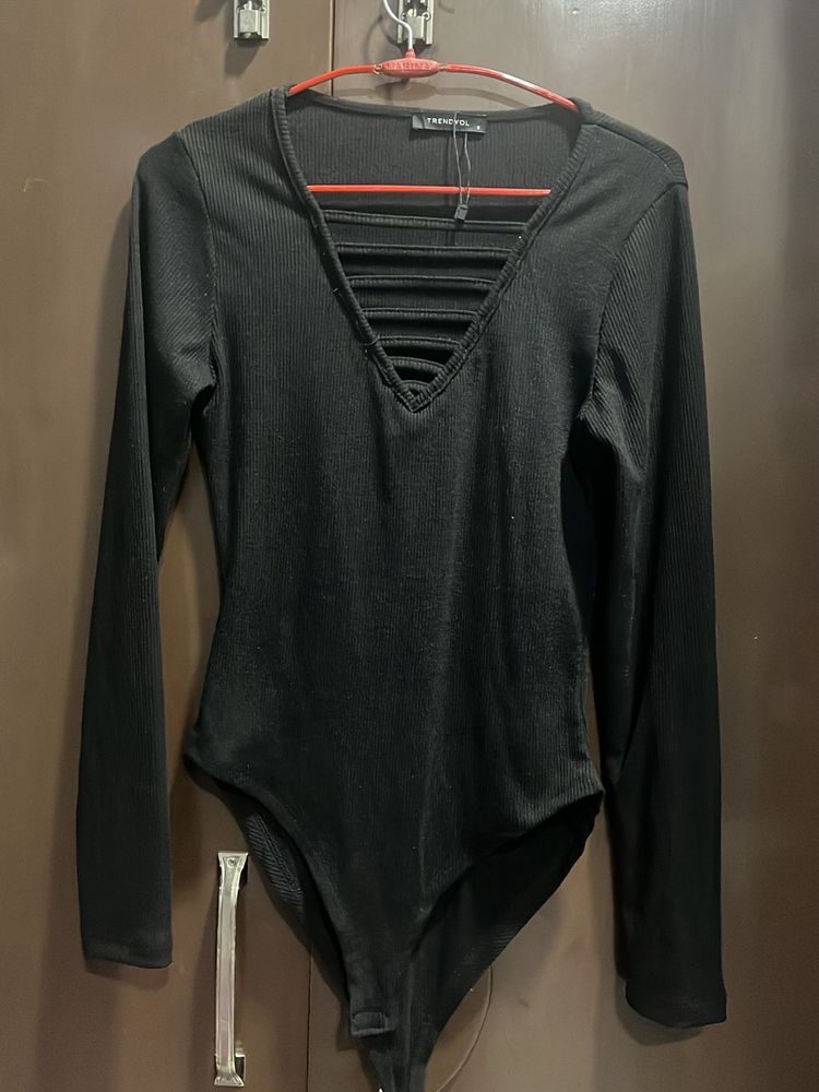 black bodysuit