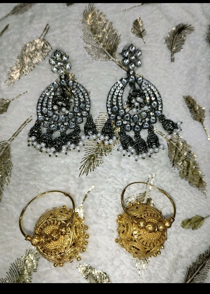 3 AD Earrings In Just 150/-