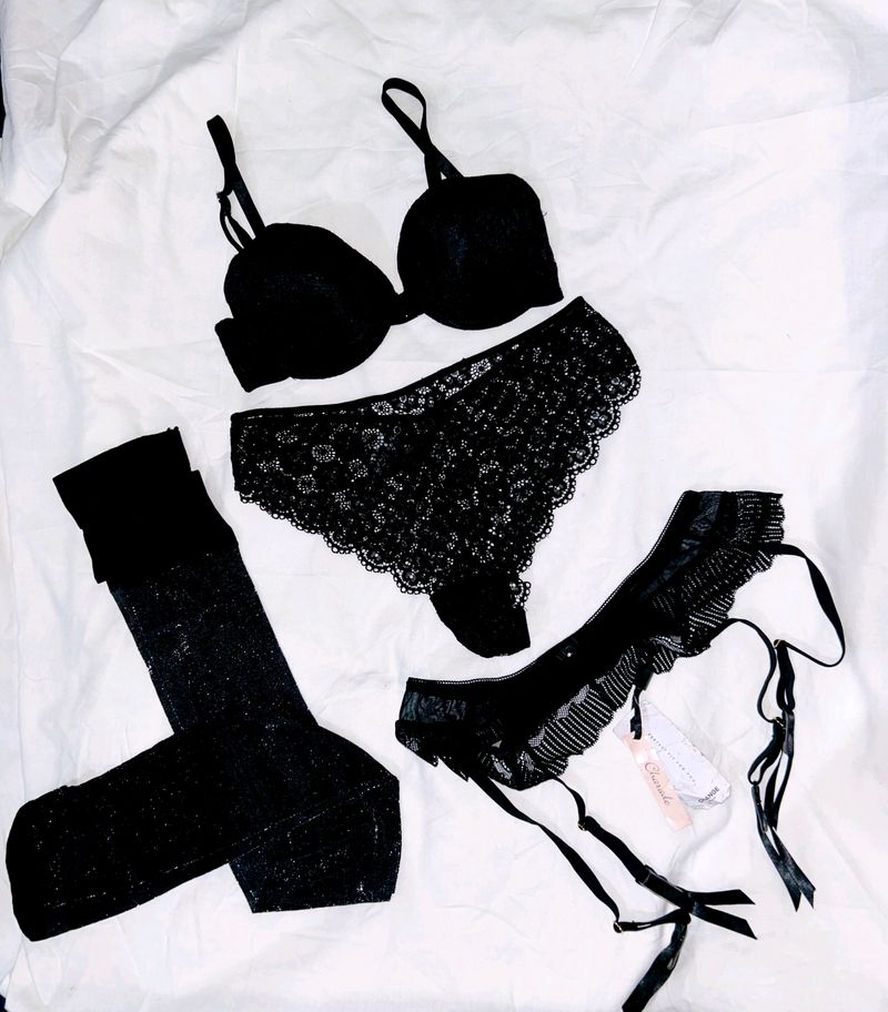 Sexy Black Lingerie Set🔥✨