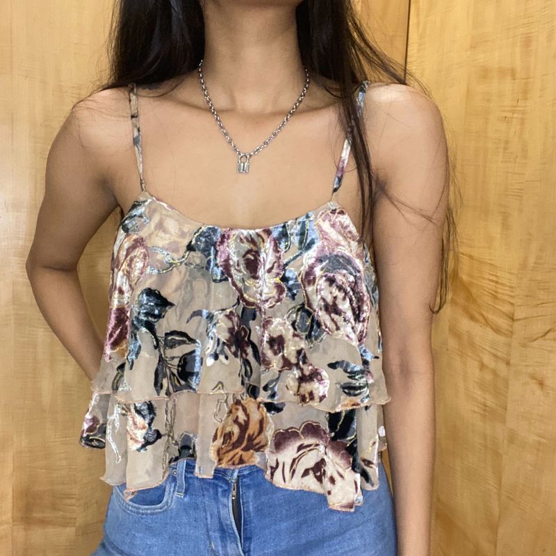 Floral Cami Top- Nasty Gal