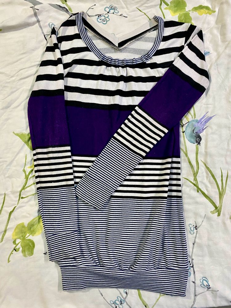 Stripped Winter Sweatshirt