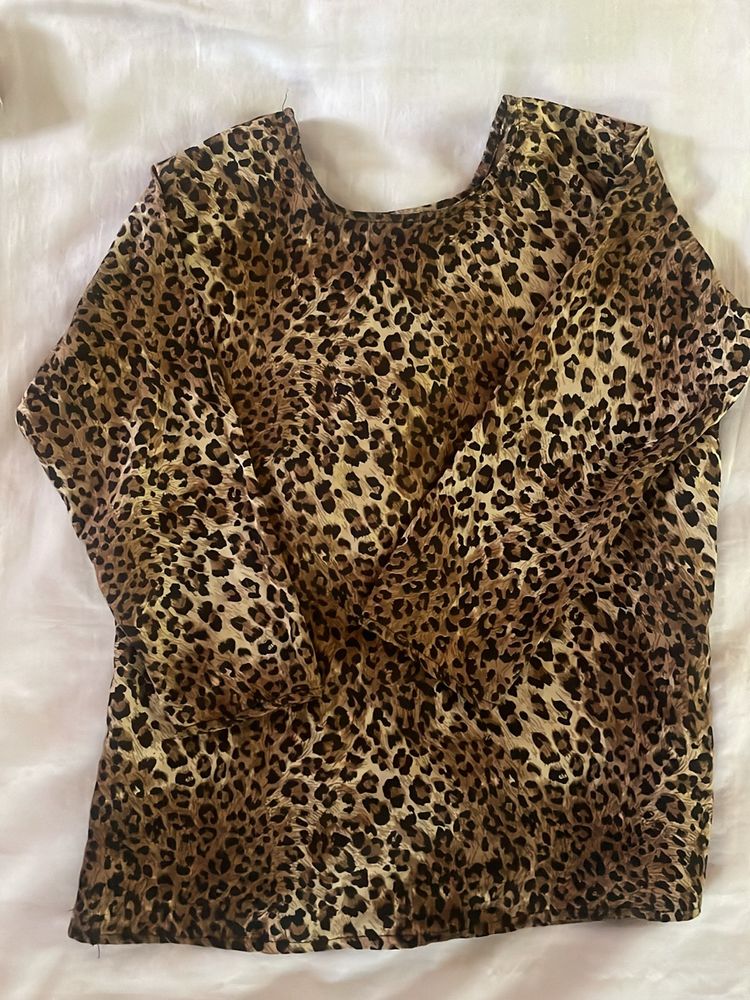 Leopard Print Top