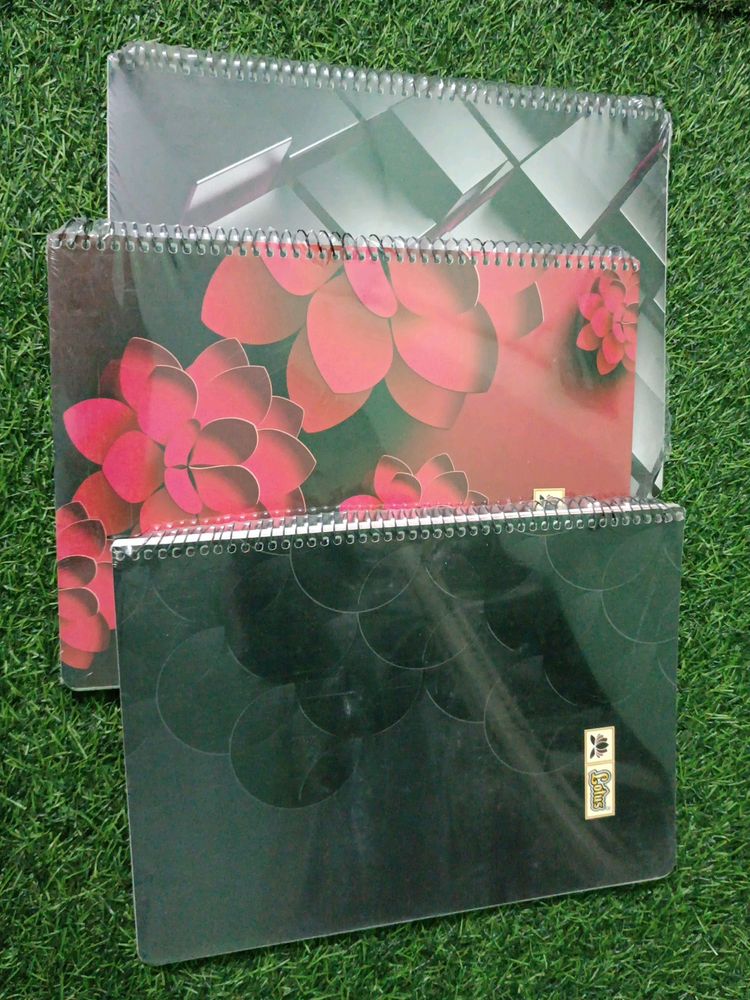 Combo Of 3 spiral Notebook Pg 200