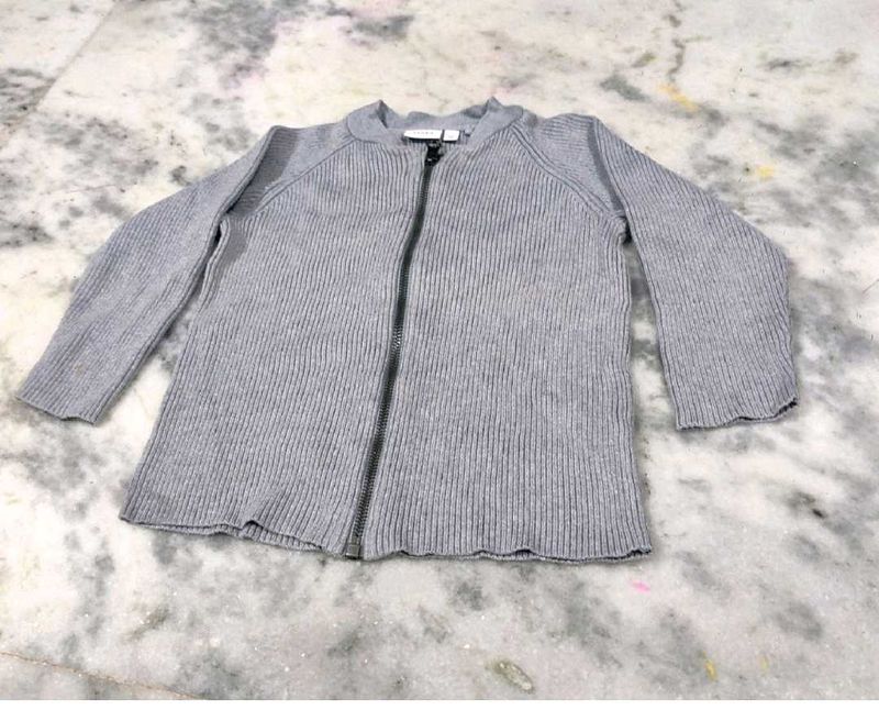 Zipper Sweater For Boys