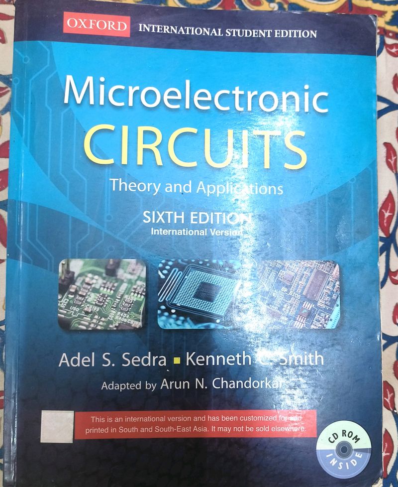 Microelectronics Circuits Book By Oxford!!