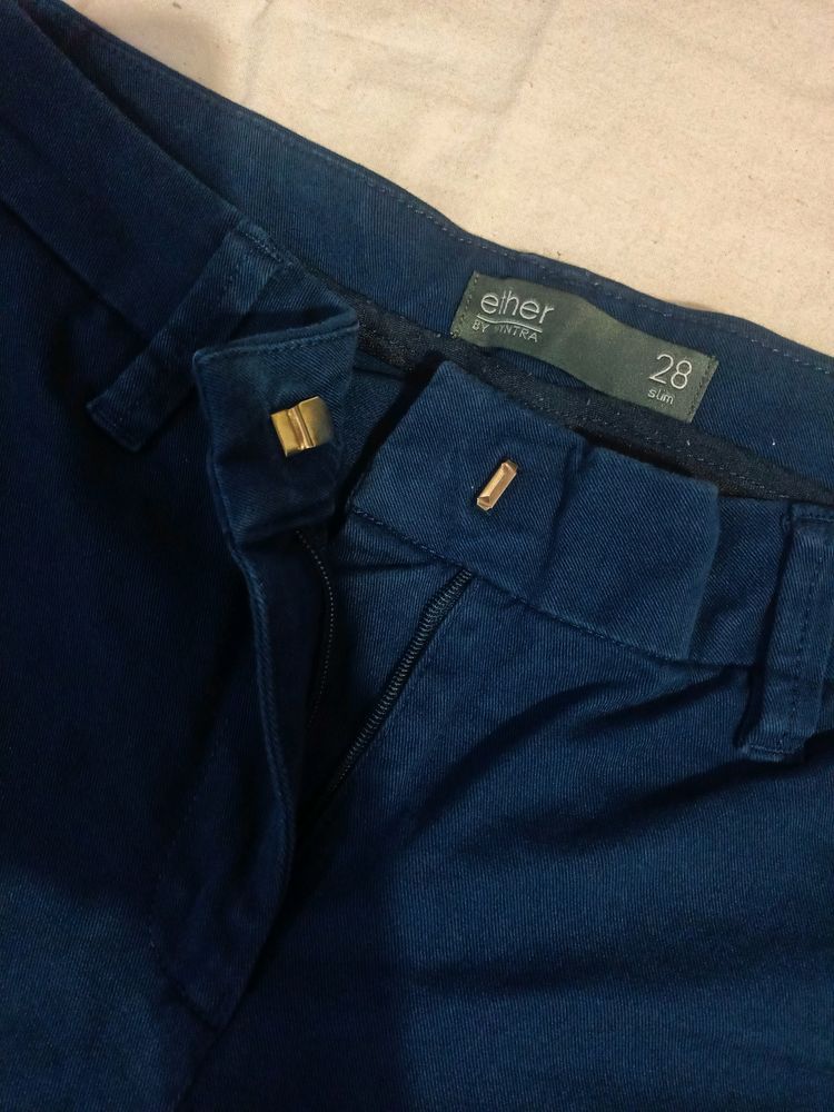 Ether By Myntra Navy Blue Jeans