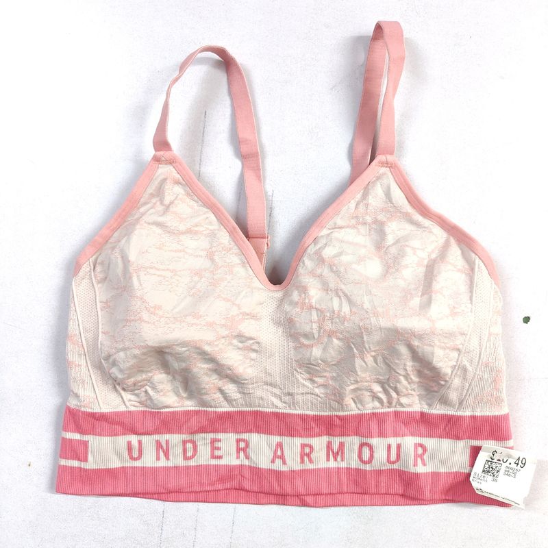 Under Armour Pink Sport Bra Size L