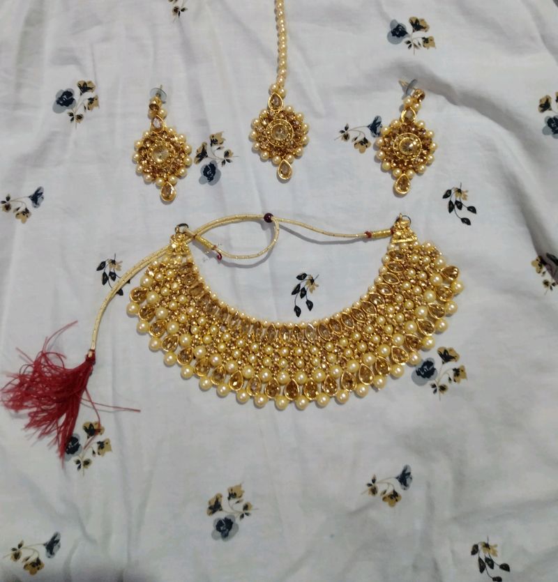 bridal necklace set