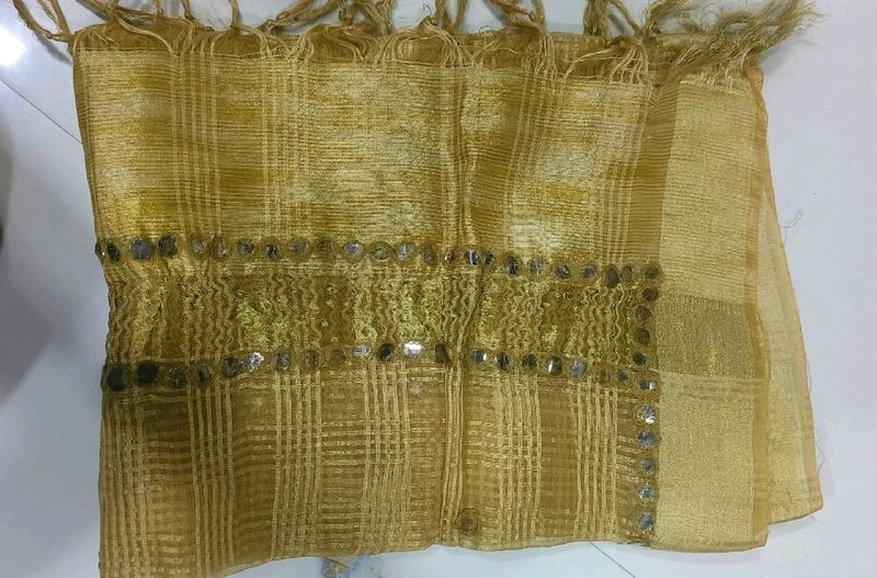 Golden Heavy Look Dupatta