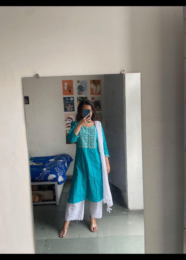 Blue Kurta