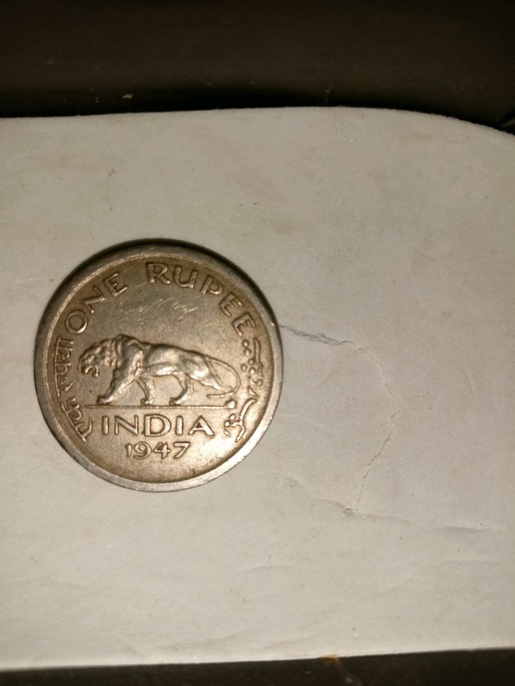 Independence Year Coin 1947 1 Rupee