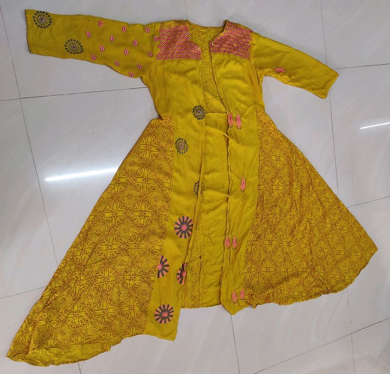 XXL Size Women Shrug....Yellow Colour Daily Wear