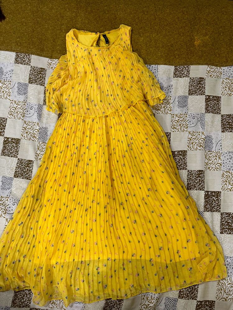 Beautiful Yellow Girls Dress