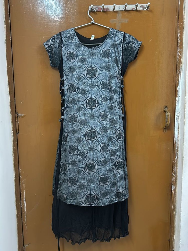 Black Festive Kurta