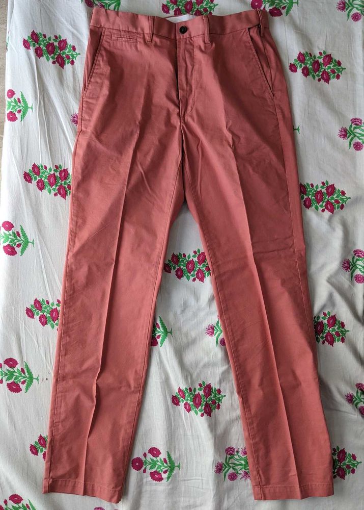 Mens Pink Pant Chinos - Marks & Spencer