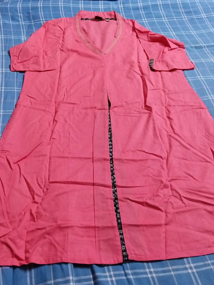 Beautiful And Formal Pink Kurti