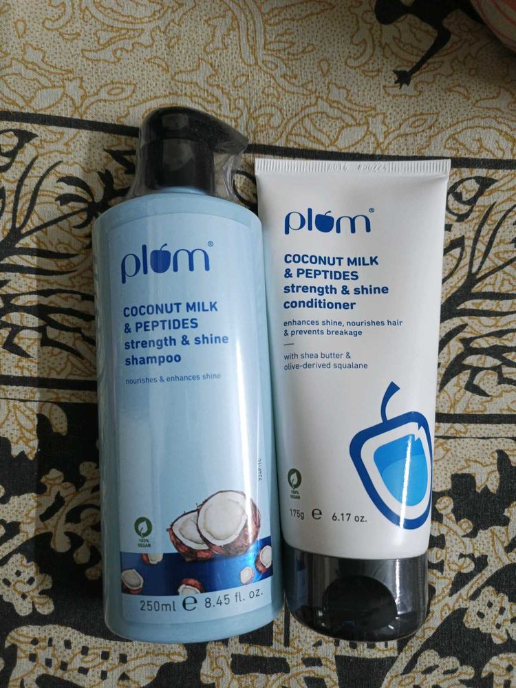 Plum Coconut Milk & Peptide Shampoo Conditioner