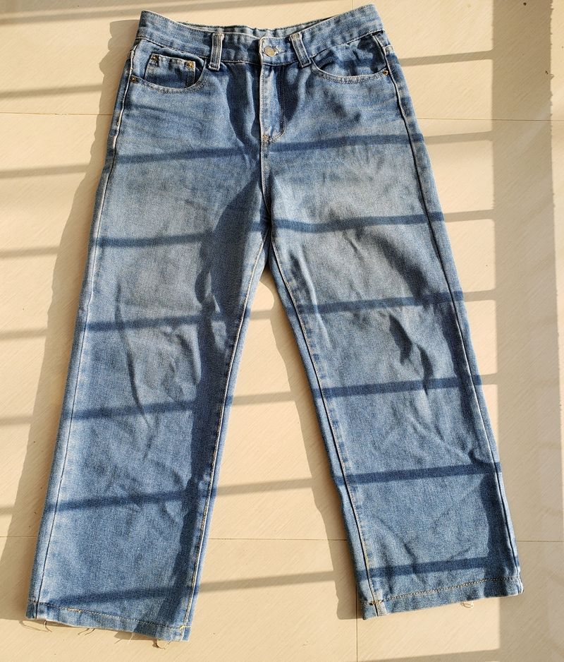 Vintage Straight Fit Denim For Women