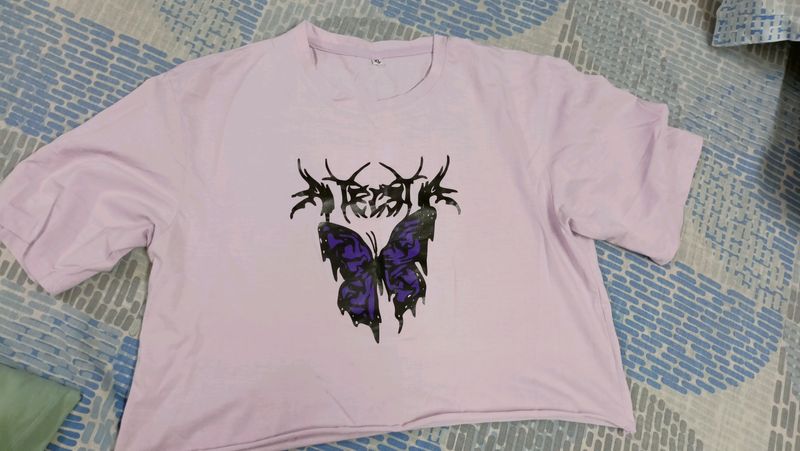 Lavender Cropped Tshirt