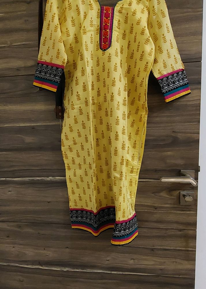 Chanderi Silk Kurti