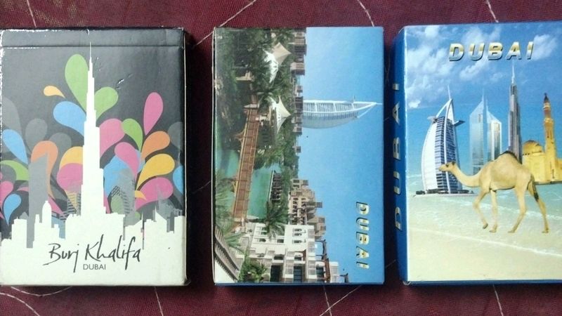 Pack Of 3 Dubai Playing Cards