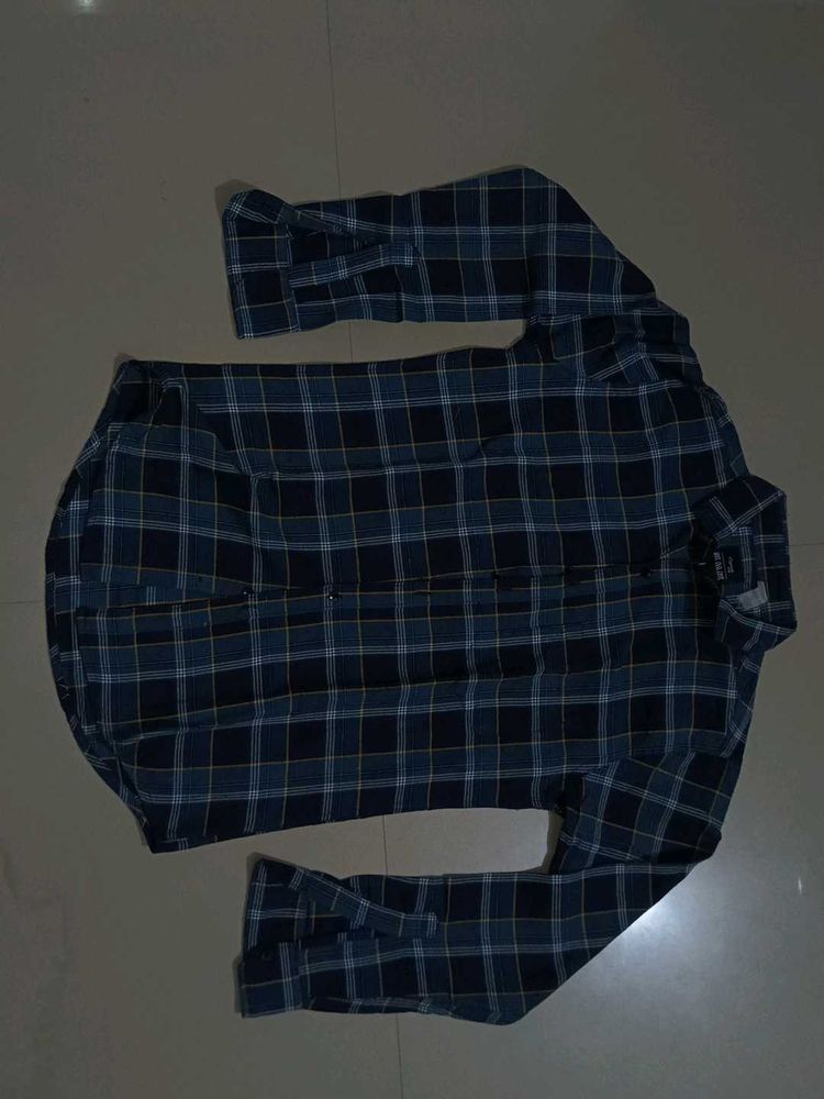 Men Formal Shirt Checks Design