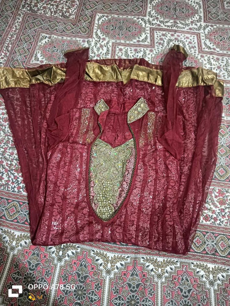 Frock Suit With Dupatta