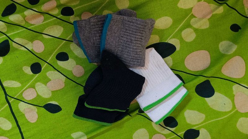 Jockey 3 Pair Of Men Socks Free Size