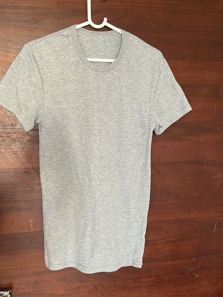 100% Cotton Grey T Shirt