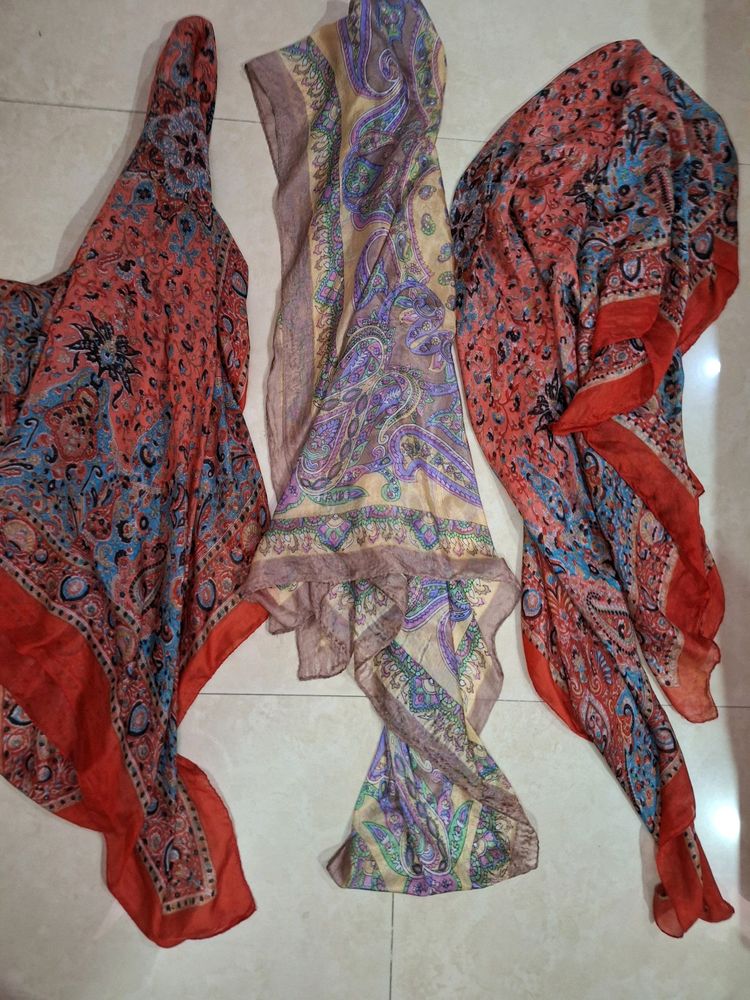 Combo Silk Scarves