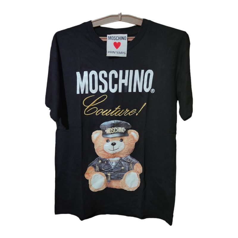 Moschino T-shirt Unisex Teddy 🧸 Black Size L