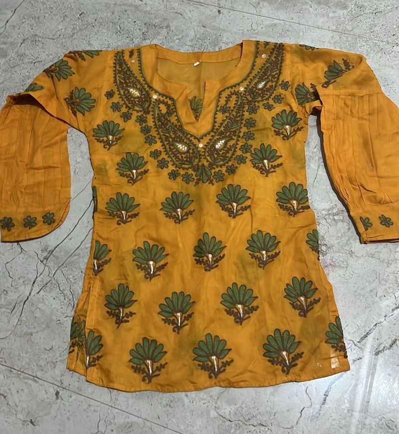 Chickenkari Short Kurta