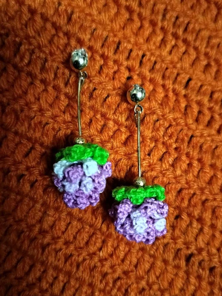 Crochet Earrings 2 Pairs