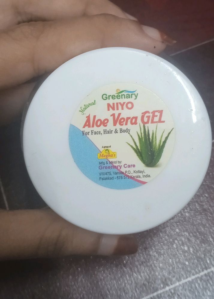 Natural Aloe Vera Gell For Face,Hair,&Body