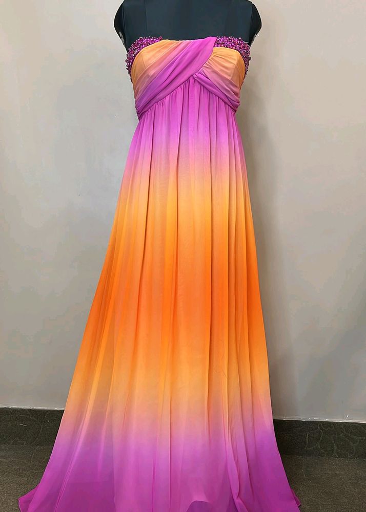 Double Tone Gown